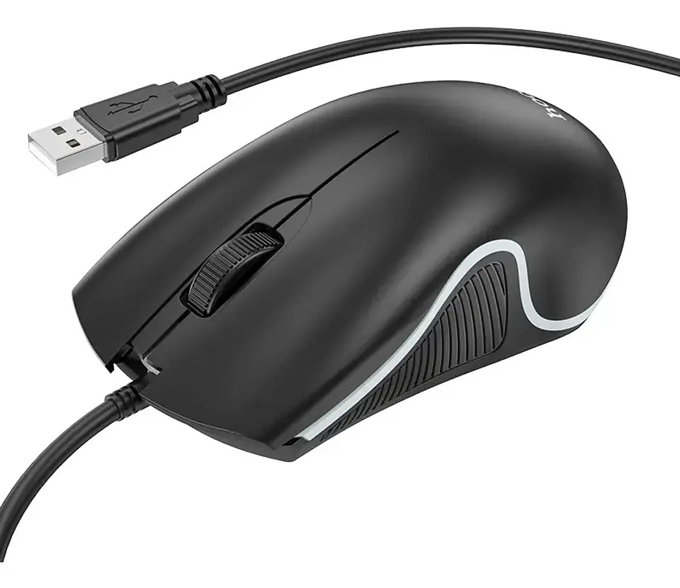 Mouse Gamer HOCO GM19 RGB USB Negro 5