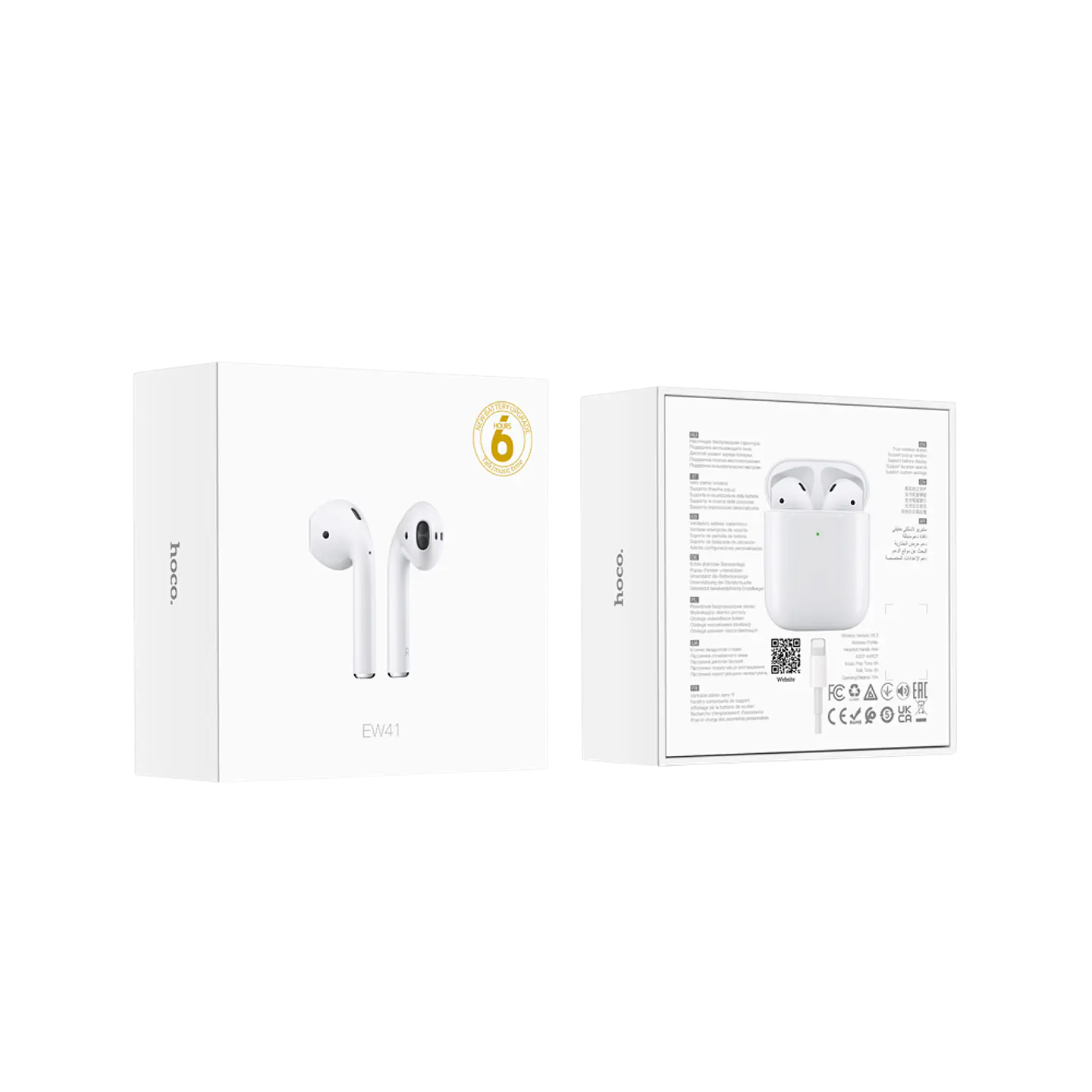 Audífonos Bluetooth HOCO EW41 TWS In-Ear 2da Generación con Estuche de Carga 3