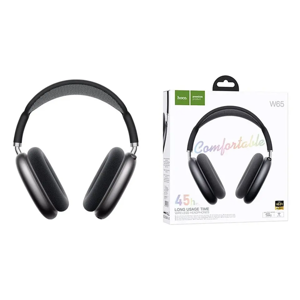 Audífonos Bluetooth HOCO W65 Happy 45 Horas de Batería On-Ear 1