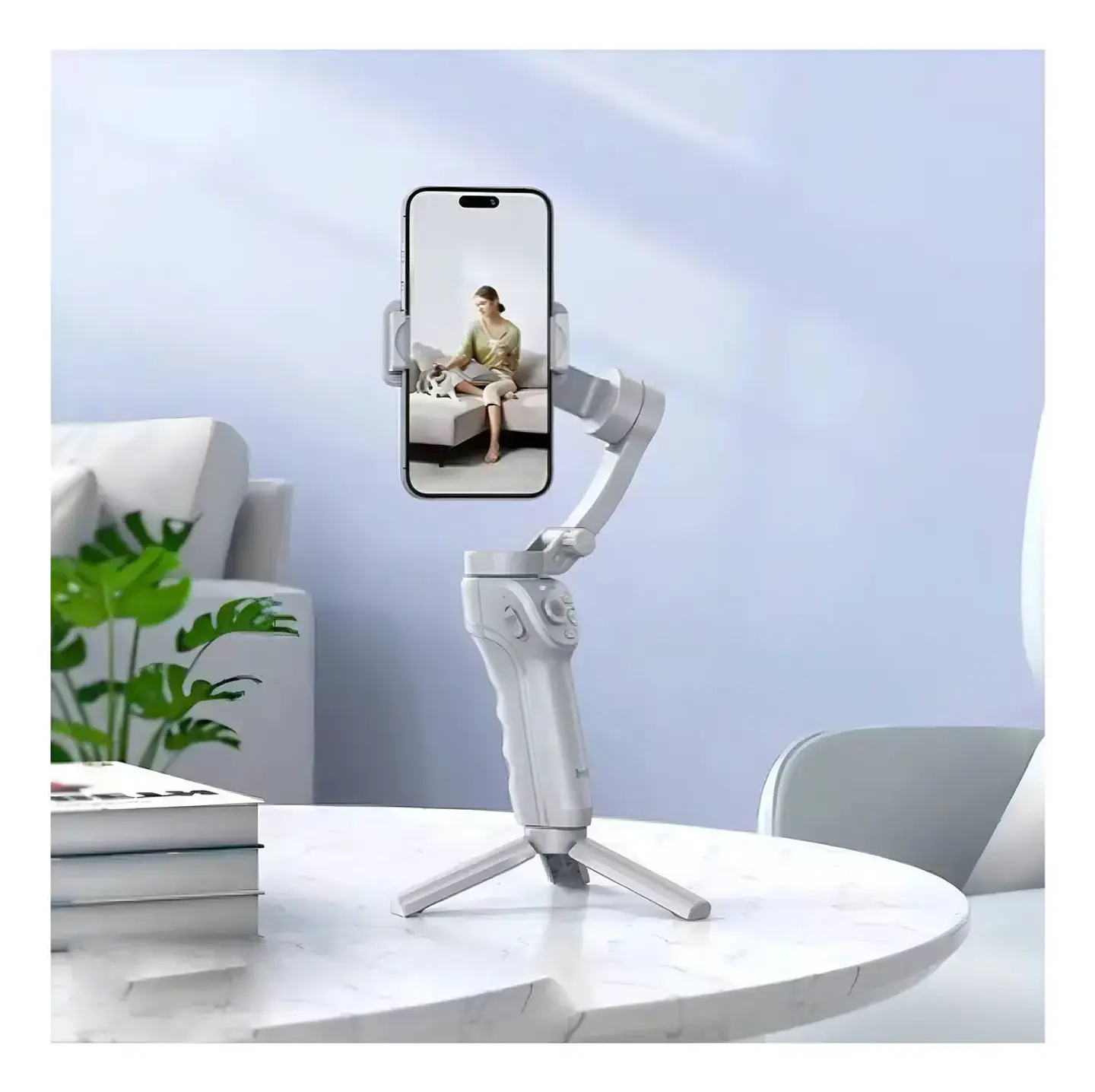 Estabilizador Inteligente HOCO K24 con Seguimiento Facial para Celular 2