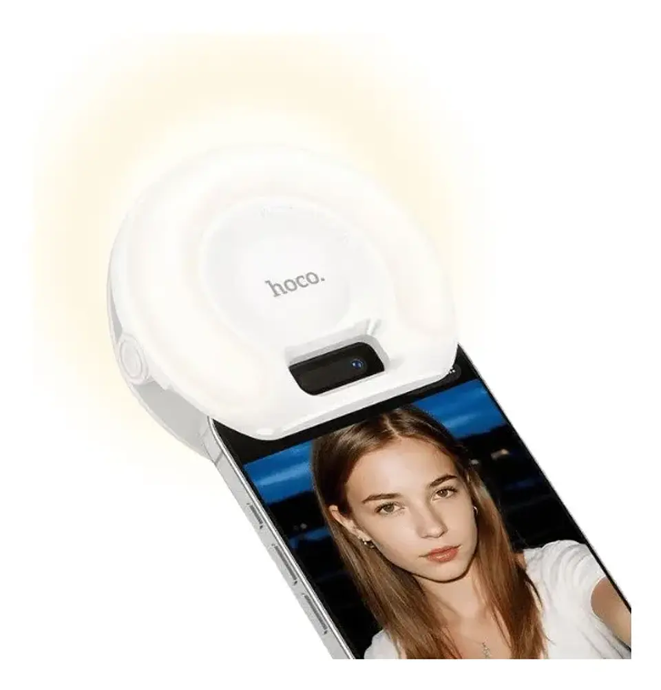 Lámpara LED Mini HOCO K160 para Selfies, Streaming y Videollamadas 3