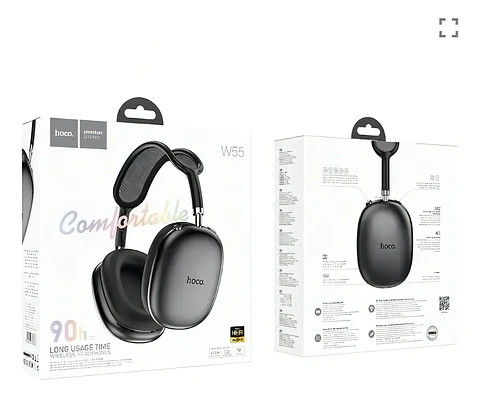 Audífonos Bluetooth HOCO W55 90 Horas de Batería | Cintillo Inalámbrico