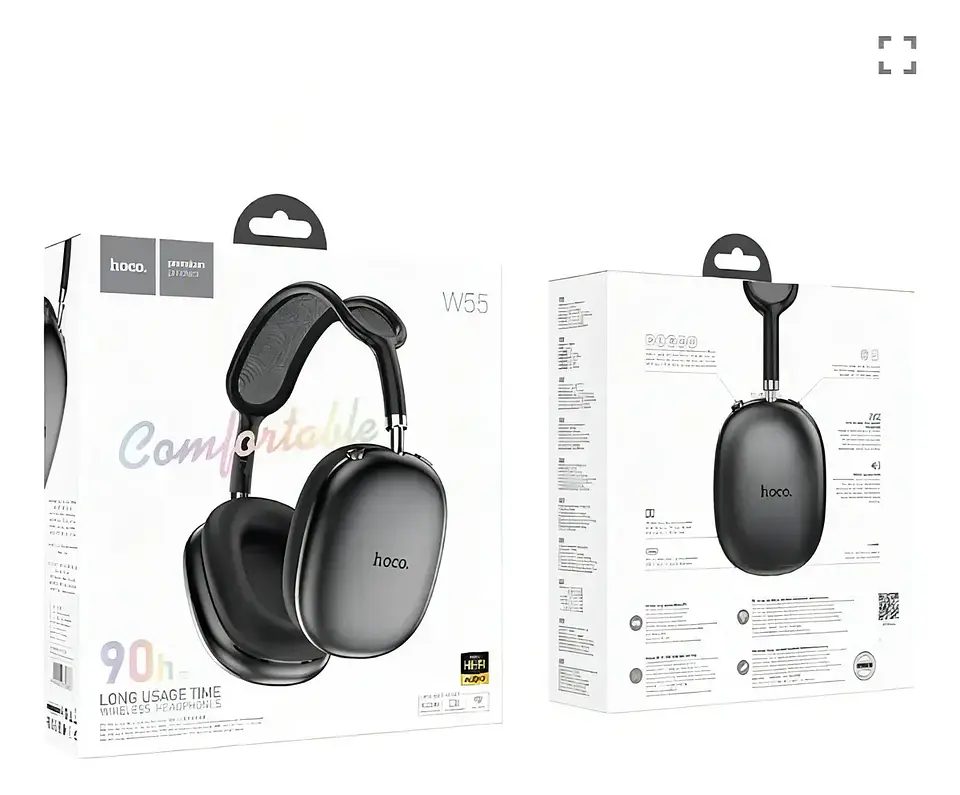 Audífonos Bluetooth HOCO W55 90 Horas de Batería | Cintillo Inalámbrico 1