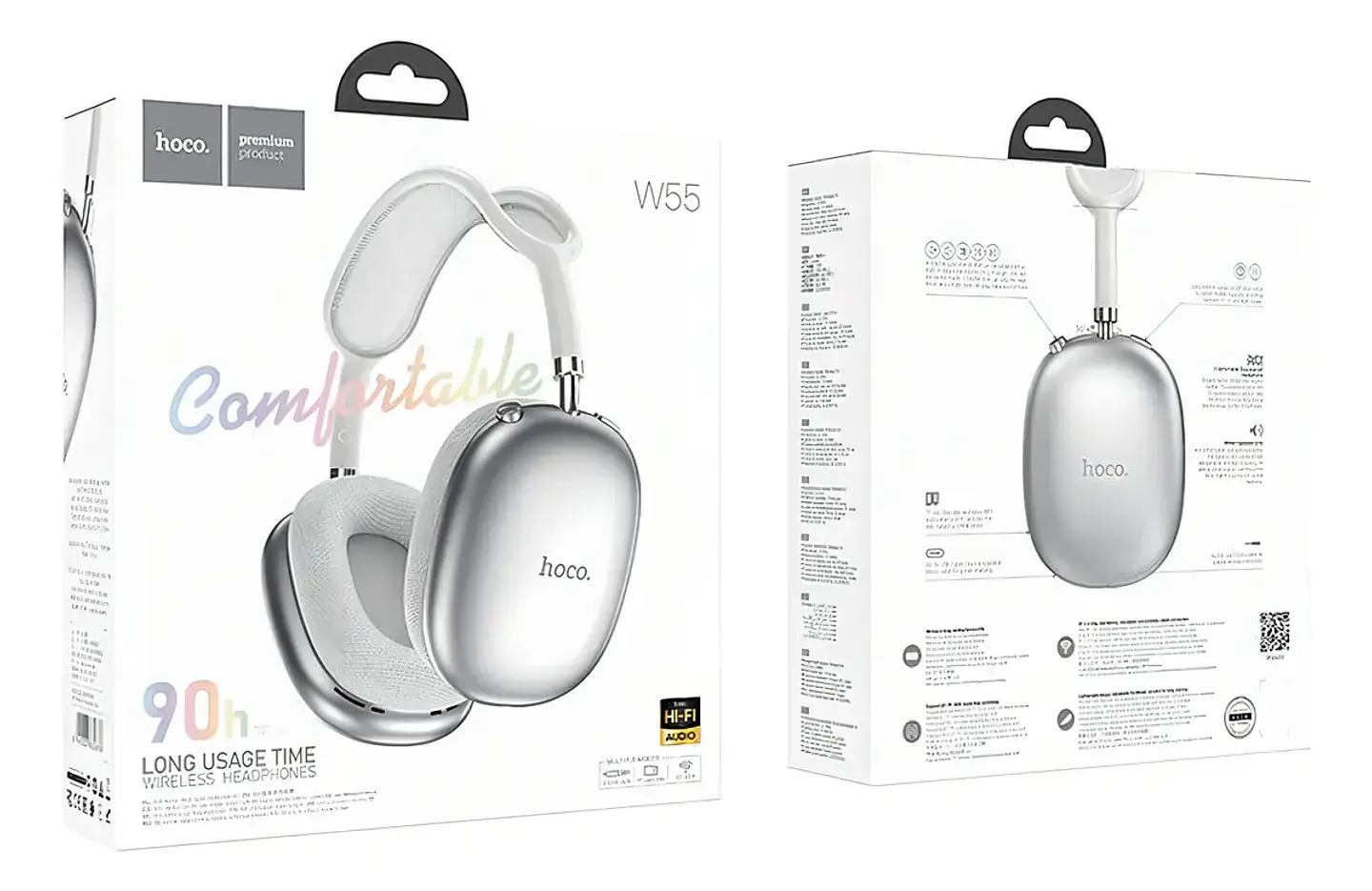 Audífonos Bluetooth HOCO W55 90 Horas de Batería | Cintillo Inalámbrico 2