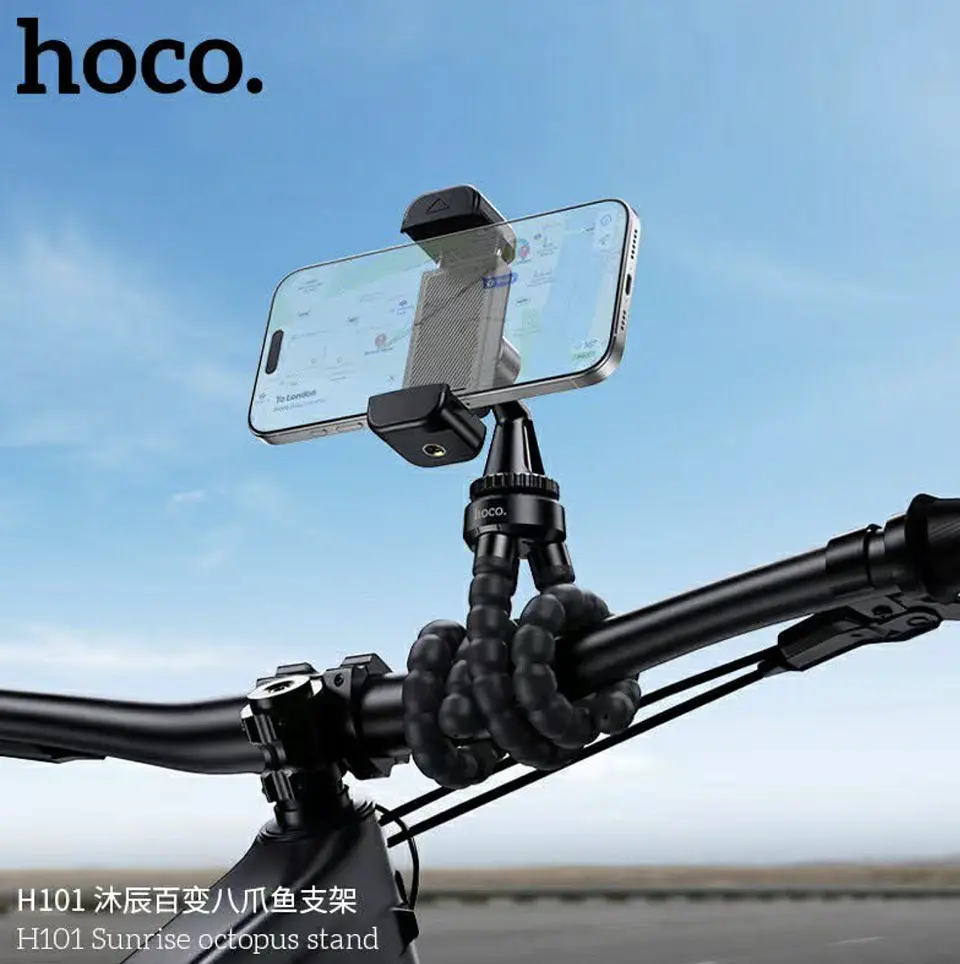 Soporte Tipo Pulpo HOCO H101 Flexible para Celular y Grabación de Contenido 2