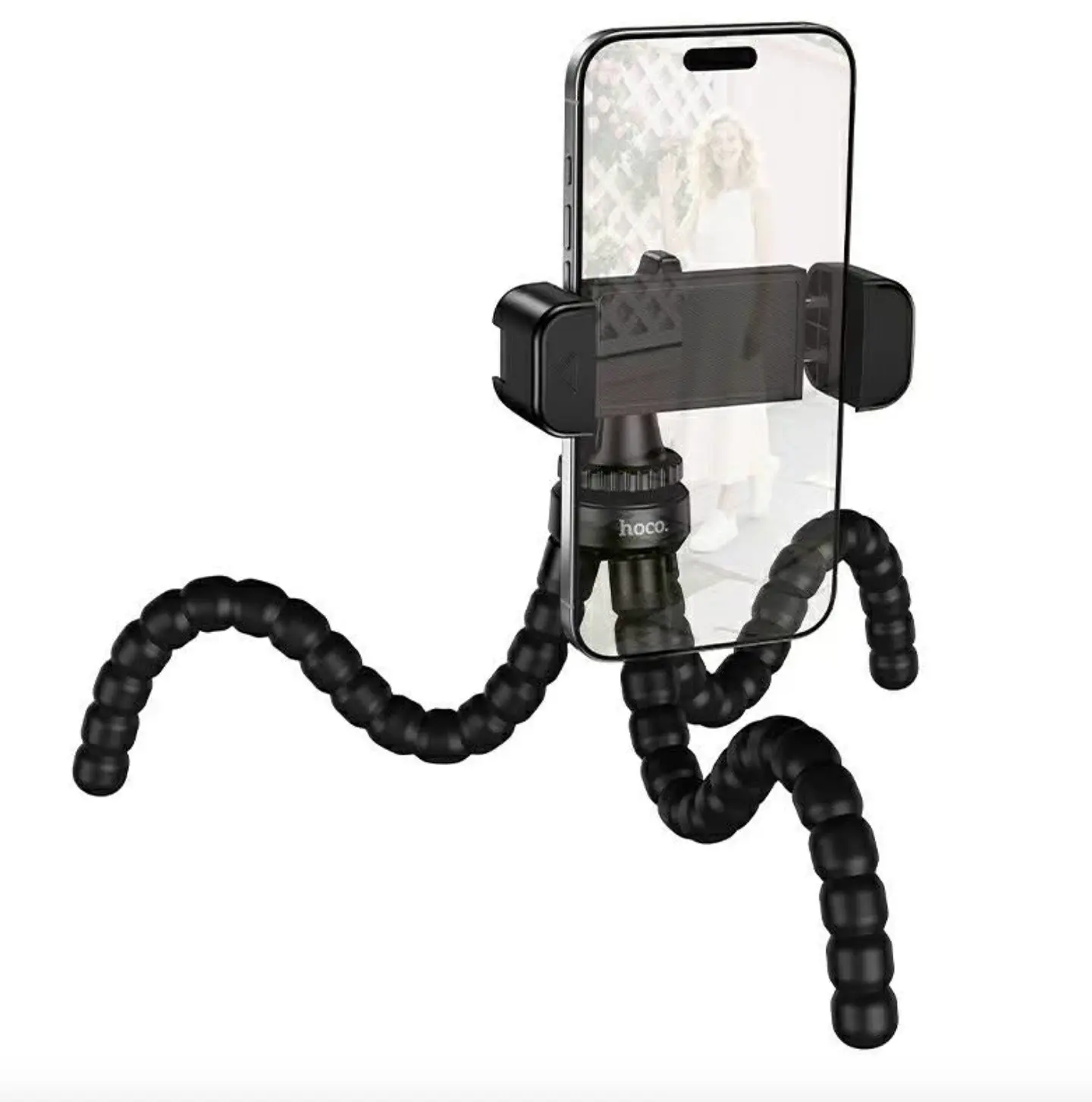 Soporte Tipo Pulpo HOCO H101 Flexible para Celular y Grabación de Contenido 4