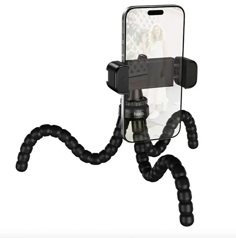 Soporte Tipo Pulpo HOCO H101 Flexible para Celular y Grabación de Contenido 4