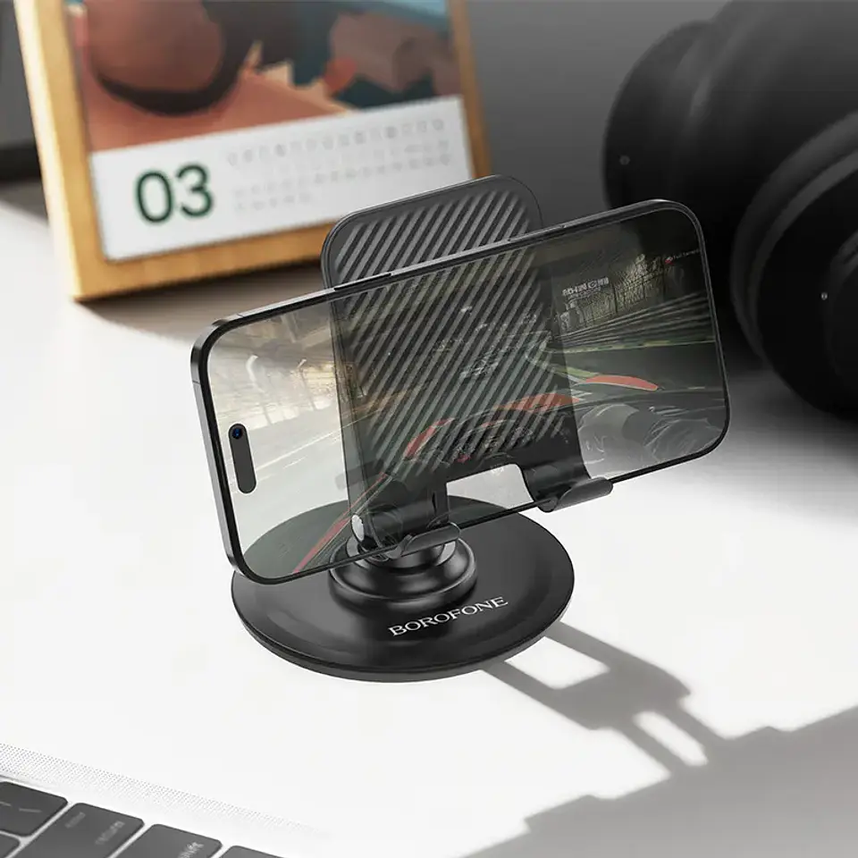 Soporte para Celular Borofone BH128 Ajustable y Plegable para Escritorio 3