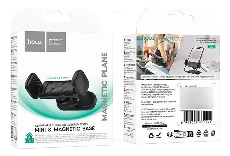 Soporte para Celular HOCO HD12 Ajustable y Plegable para Escritorio 3