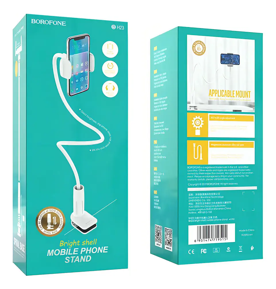 Soporte para Celular Borofone BH23 Ajustable para Escritorio y Oficina 1