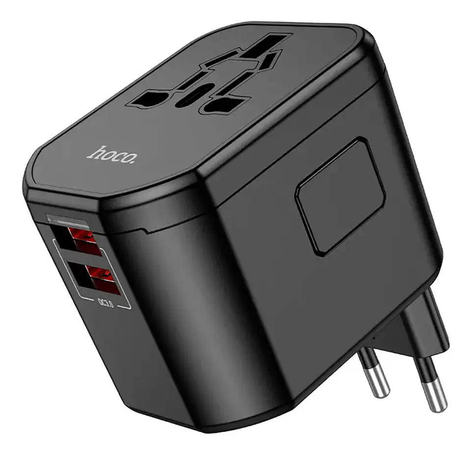 Adaptador Viajero Universal HOCO AC15 para Más de 150 Países 1