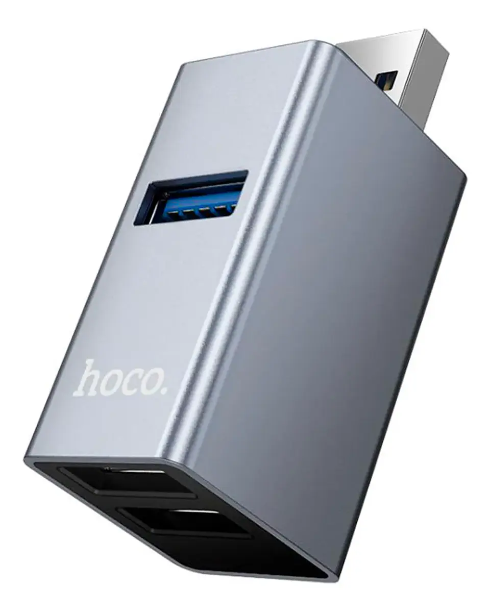 Hub USB 3 en 1 HOCO HB54 USB 3.0 + 2 USB 2.0 Alta Velocidad 2