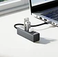 Hub USB 4 en 1 HOCO HB1B | Adaptador Multipuerto USB de Alta Velocidad - Miniatura 2