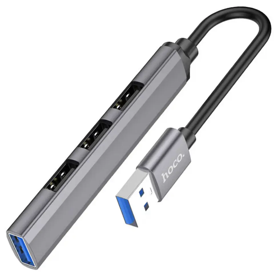 Hub USB 4 en 1 HOCO HB26 USB 3.0 de Alta Velocidad para Notebook y PC 1