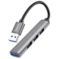 Hub USB 4 en 1 HOCO HB26 USB 3.0 de Alta Velocidad para Notebook y PC - Miniatura 3