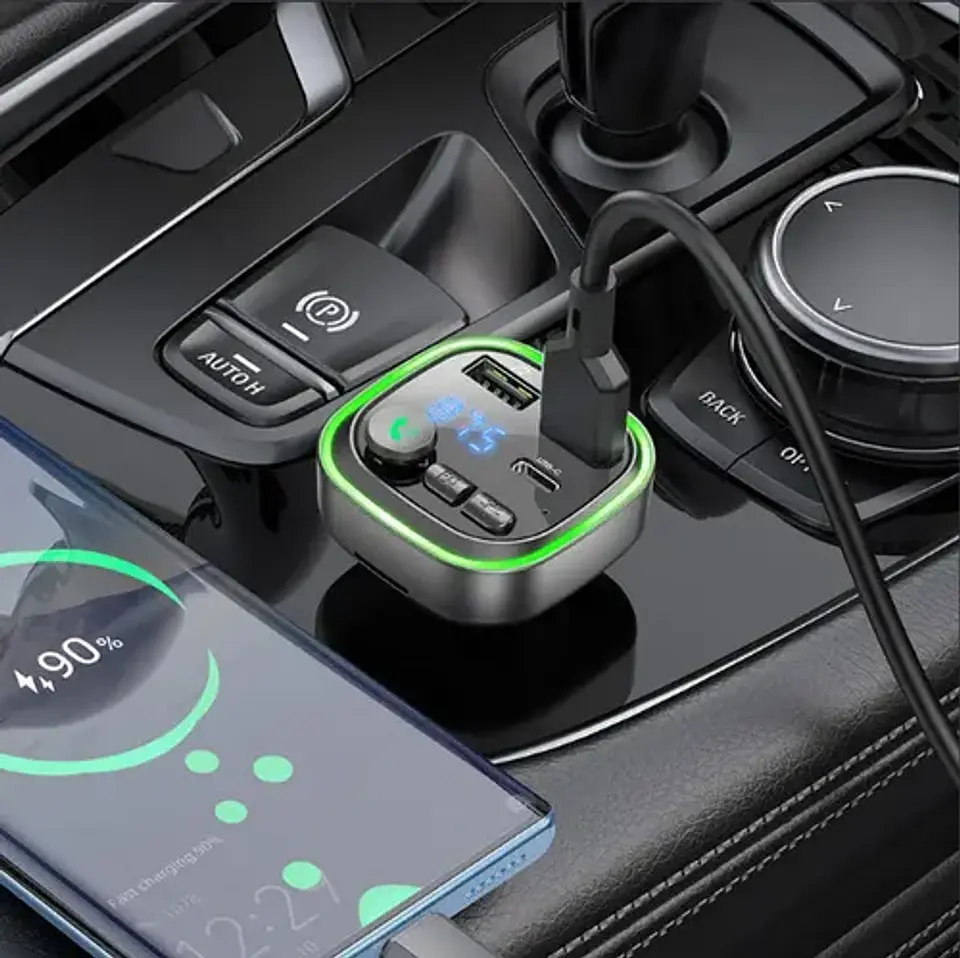 Cargador de Automóvil Borofone BC48 Carga Rápida USB 3