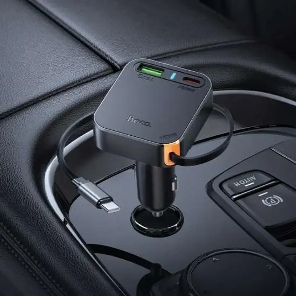 Cargador de Automóvil HOCO NZ18 Carga Rápida USB 2