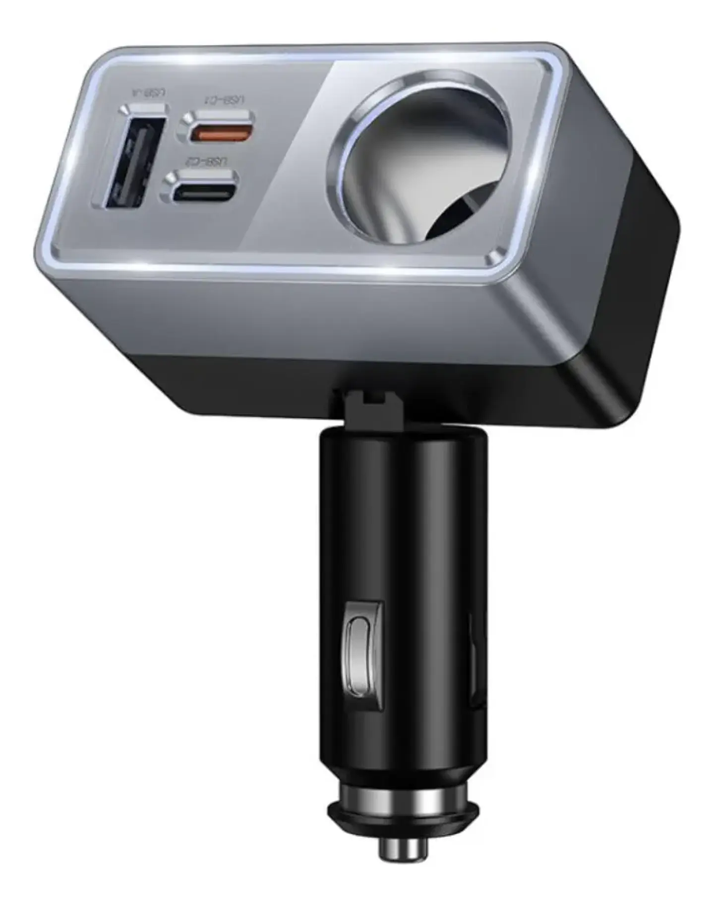 Cargador de Automóvil HOCO Z65A Carga Rápida USB 3
