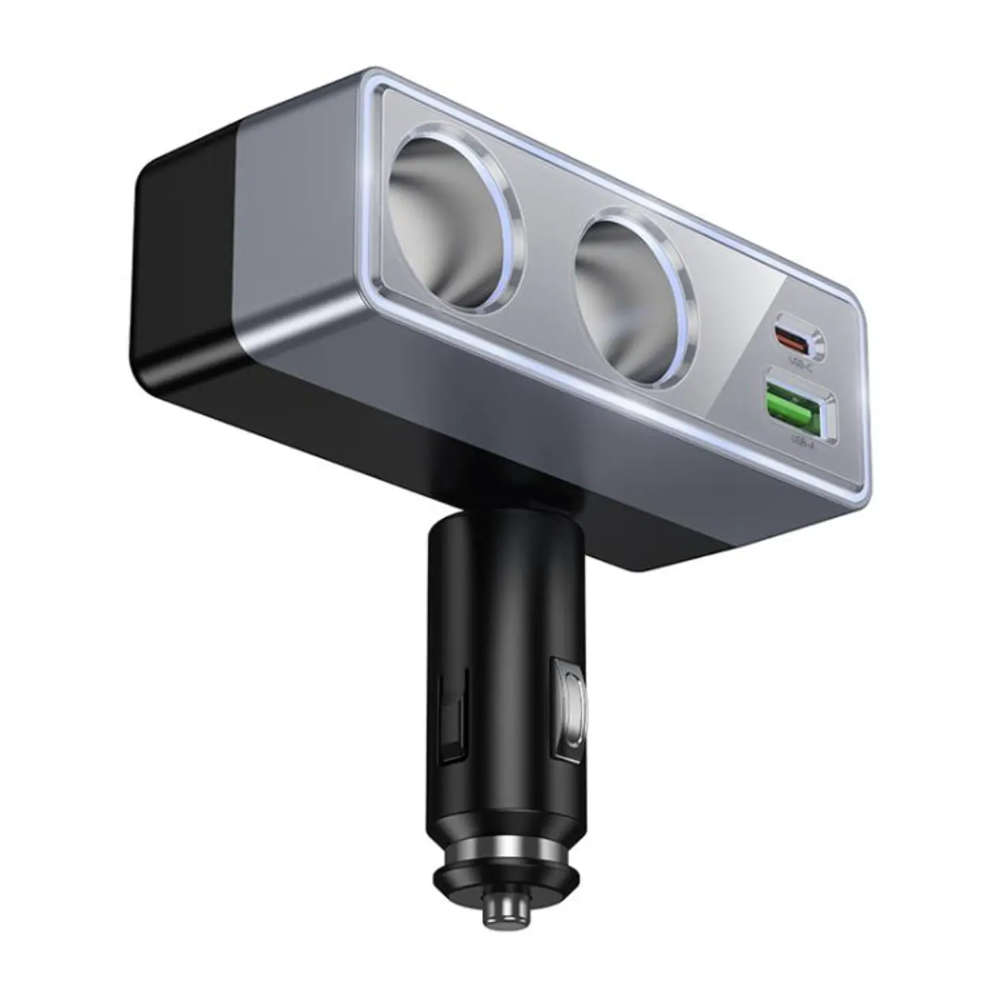 Cargador de Automóvil HOCO Z65B Carga Rápida USB 3