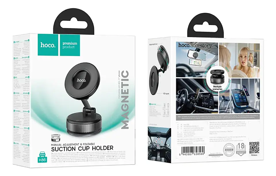 Soporte Magnético con Ventosa para Auto HOCO H86 2