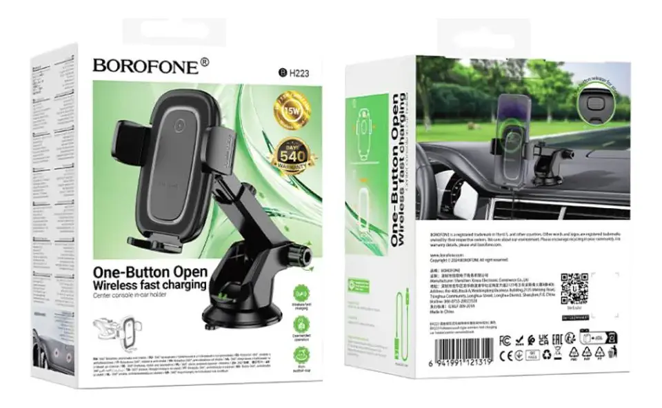 Soporte para Celular de Auto Borofone BH223 Ajustable 3
