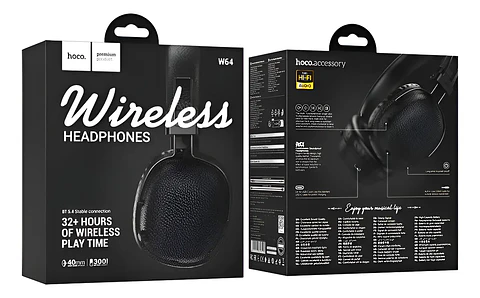 Audífonos Bluetooth HOCO W64 Inalámbricos Diadema