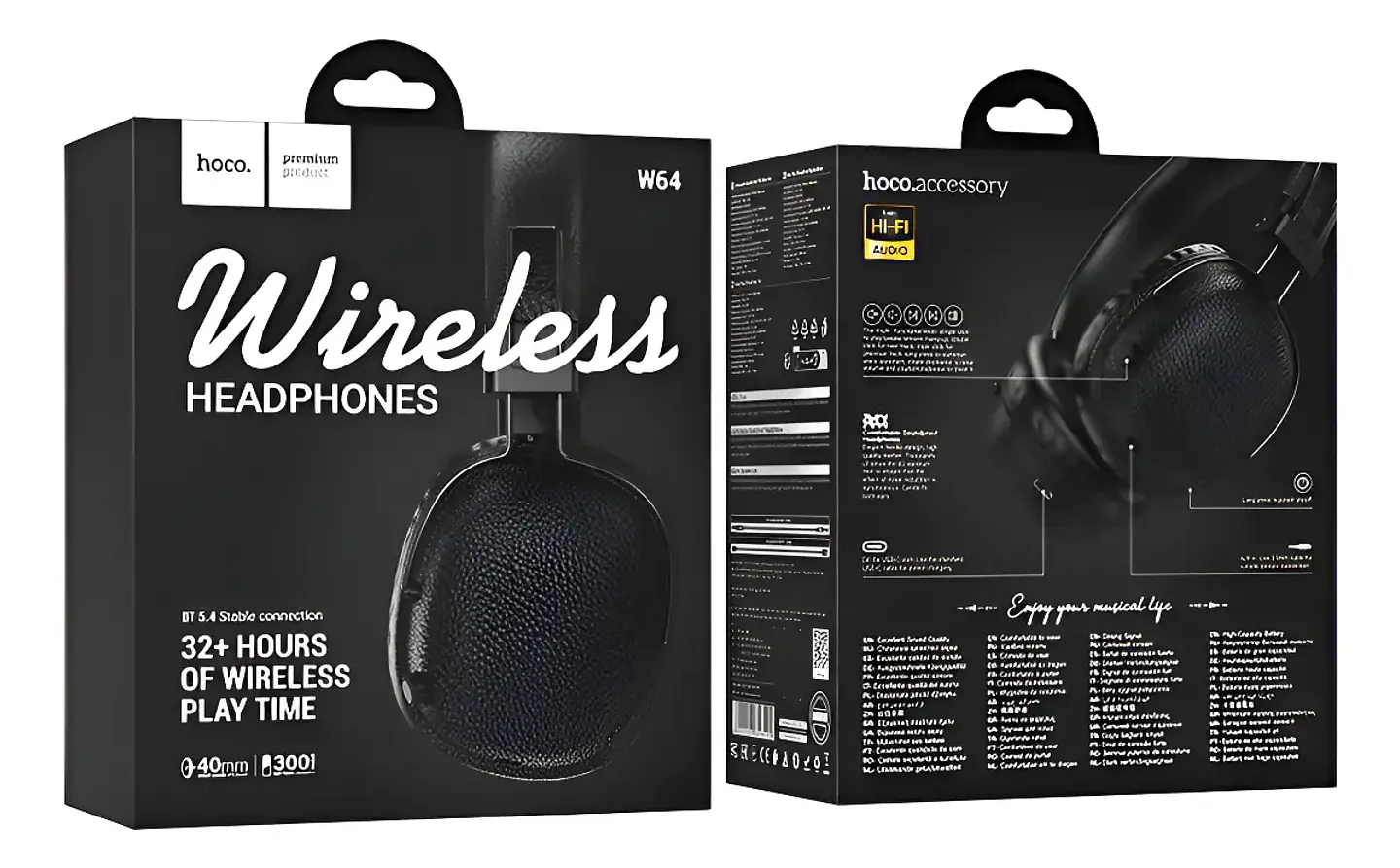 Audífonos Bluetooth HOCO W64 Inalámbricos Diadema 1