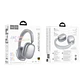 Audífonos Bluetooth HOCO W63 Inalámbricos Diadema Plateado - Miniatura 1