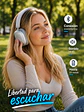Audífonos Bluetooth HOCO W63 Inalámbricos Diadema Plateado - Miniatura 2