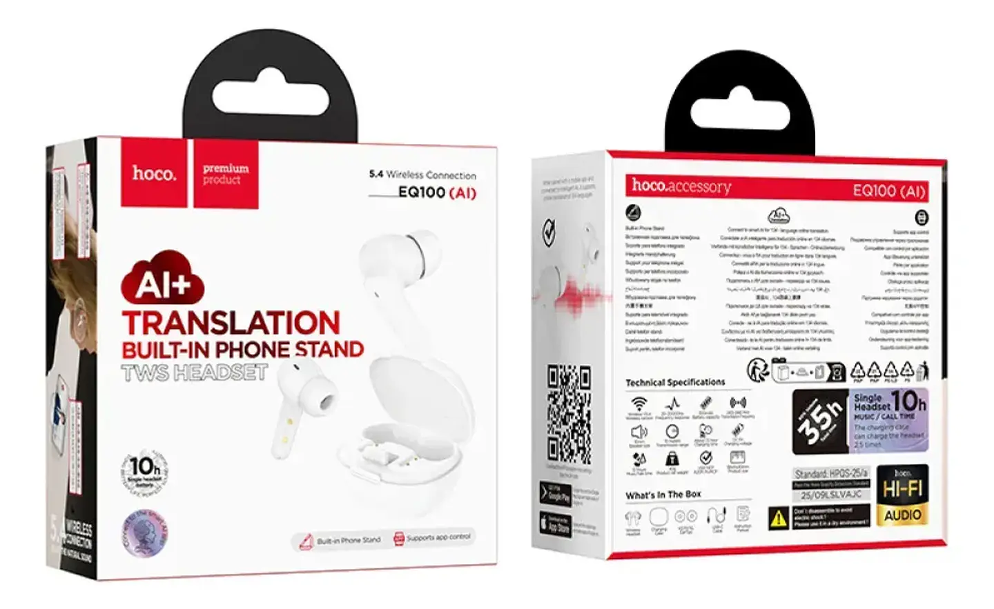 Audífonos Inalámbricos Bluetooth HOCO EQ100 TWS 2