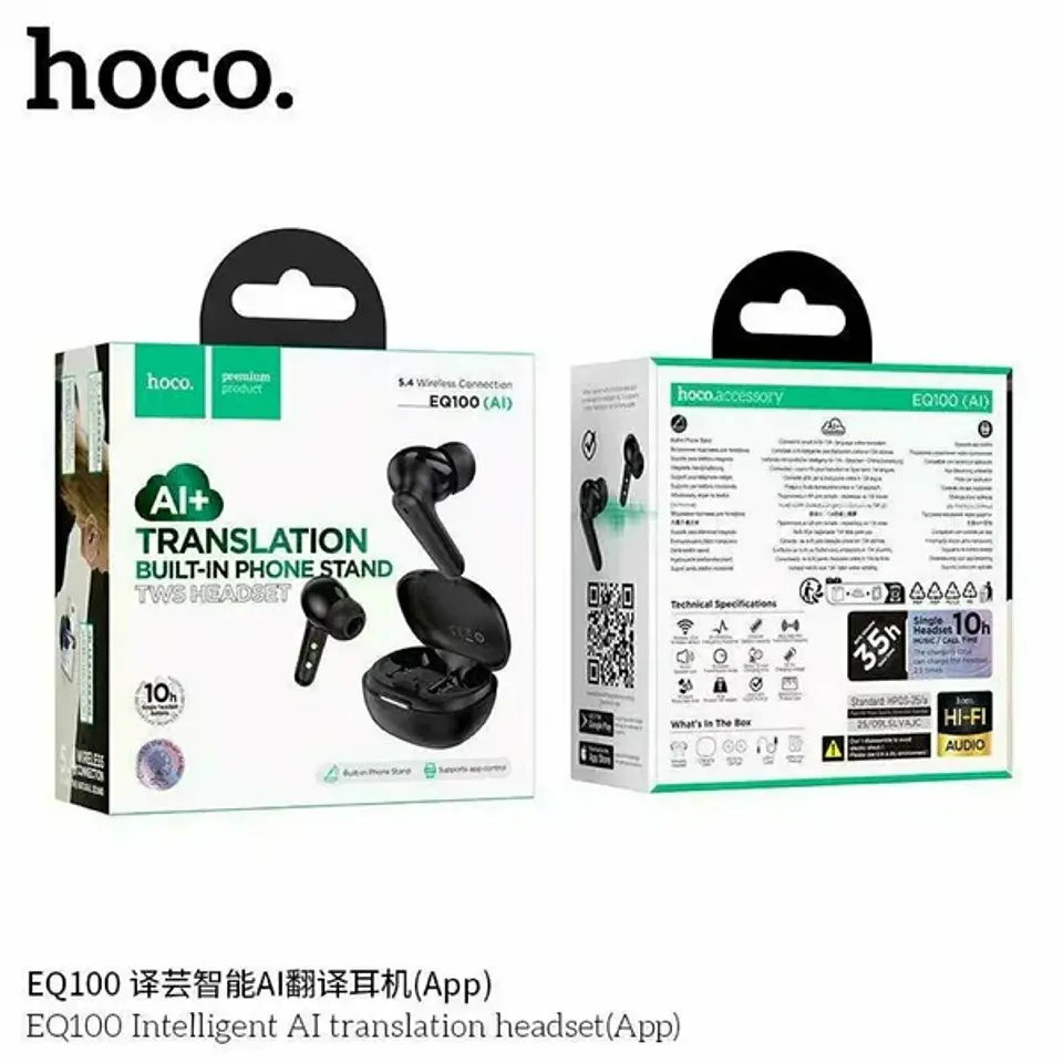 Audífonos Inalámbricos Bluetooth HOCO EQ100 TWS 4