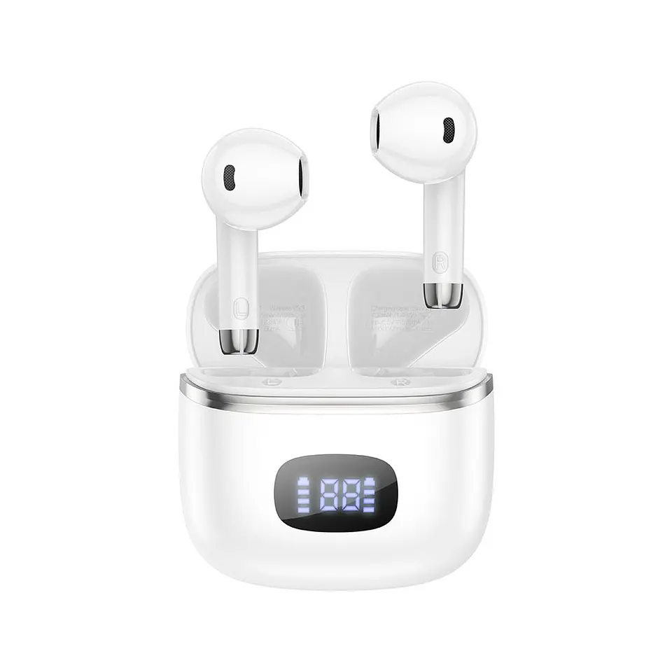 Audífonos Inalámbricos Bluetooth HOCO EQ1 TWS Blancos 4