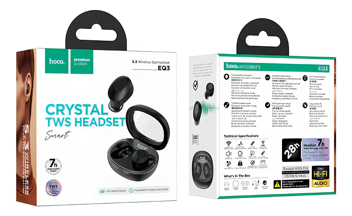 Audífonos Inalámbricos Bluetooth HOCO EQ3 TWS 4