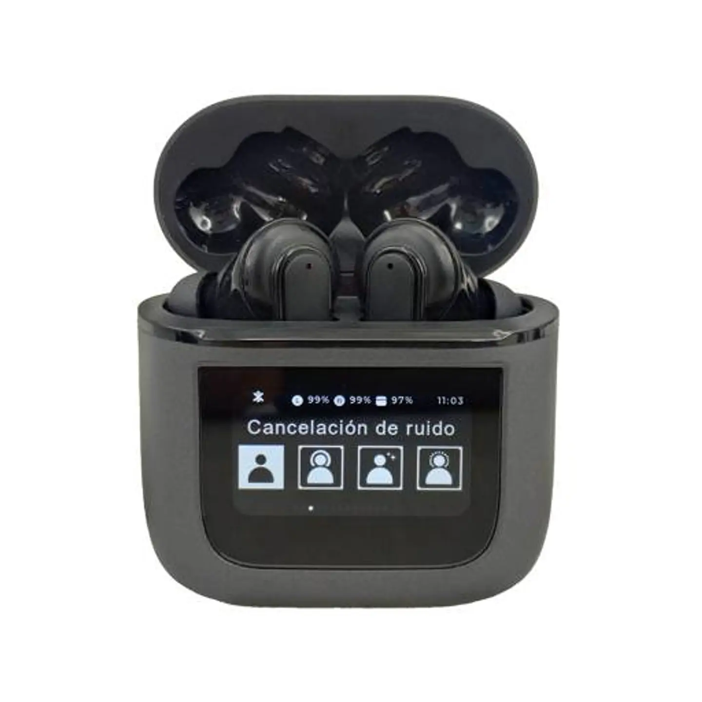 Audífonos Bluetooth TWS con Pantalla Táctil ANC + ENC 3