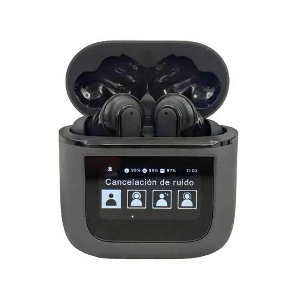 Audífonos Bluetooth TWS con Pantalla Táctil ANC + ENC 3