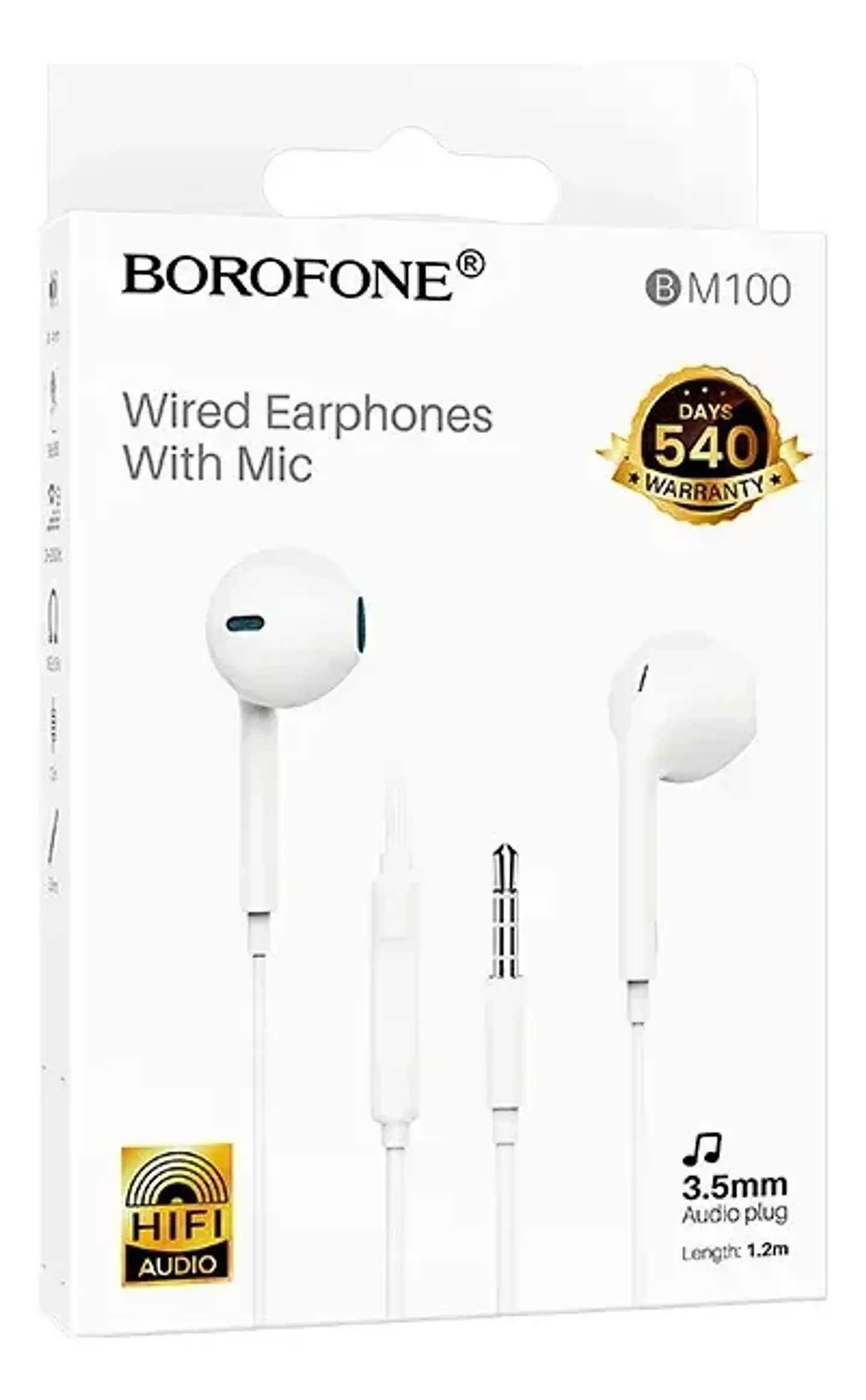 Audífonos con Micrófono Borofone BM100 Jack 3.5 mm 1