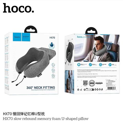 Almohada de Viaje Viscoelástica HOCO HX70 Forma U