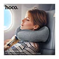 Almohada de Viaje Viscoelástica HOCO HX70 Forma U - Miniatura 2