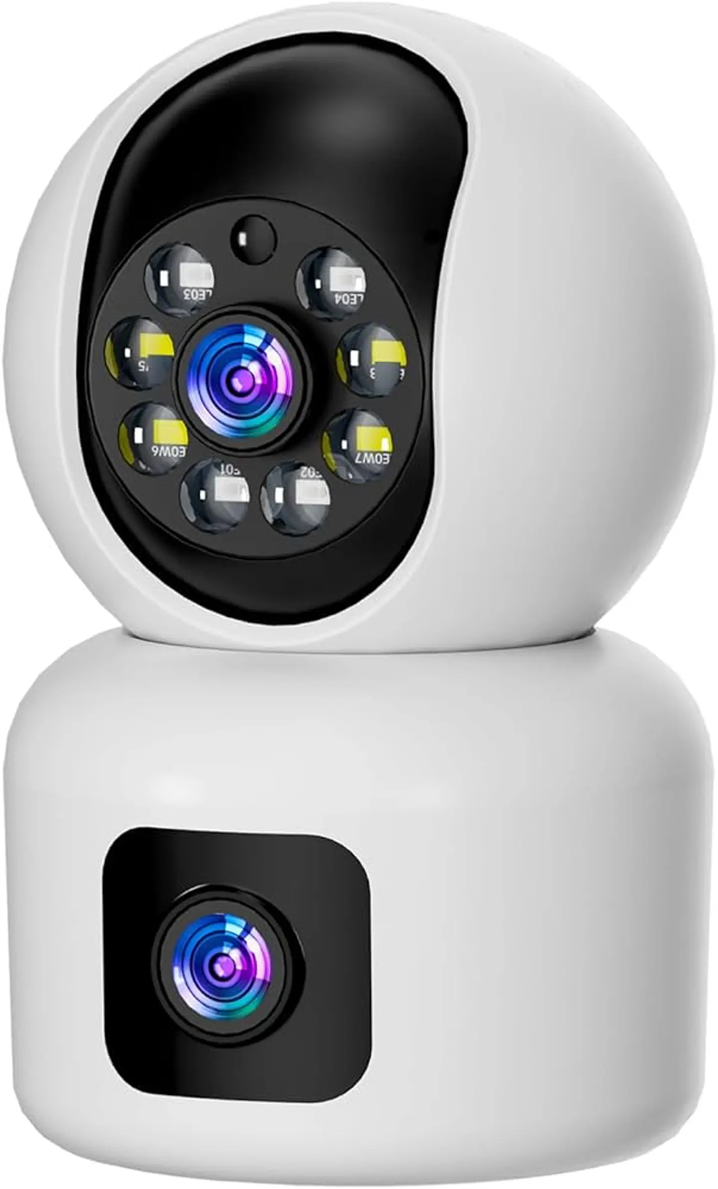 Cámara de Seguridad Wi-Fi Doble Z33 Exterior 360° Full HD 1