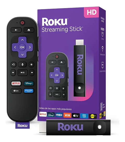 Roku Streaming Stick HD 2025 con Control por Voz