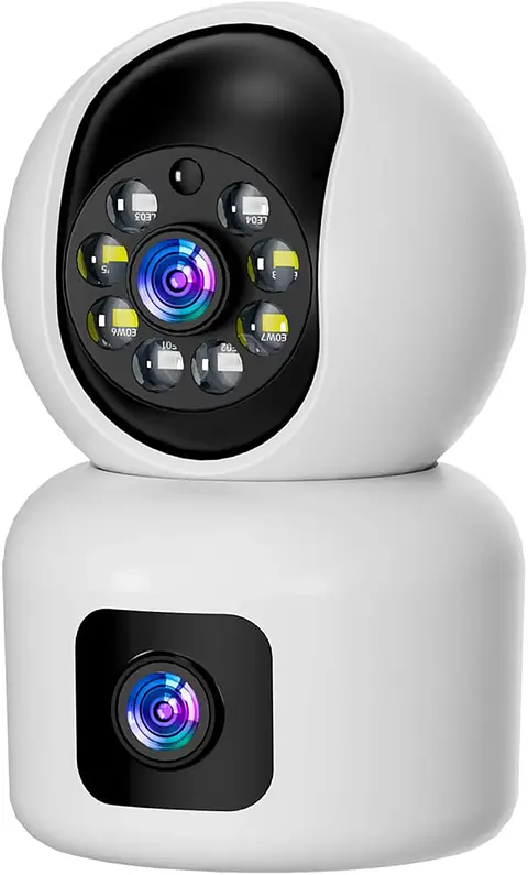 Cámara de Seguridad Wi-Fi Doble Z33 Exterior 360° Full HD