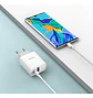 Cargador HOCO C80A 20W USB-C Carga Rápida + Cable USB-C a USB-C Blanco - Miniatura 5