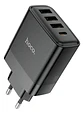 Cargador HOCO C127A 45W USB-C + 3 USB Carga Rápida Color Negro - Miniatura 2