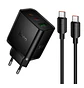 Cargador HOCO N75 65W PD USB-C Triple Puerto Carga Rápida - Miniatura 1