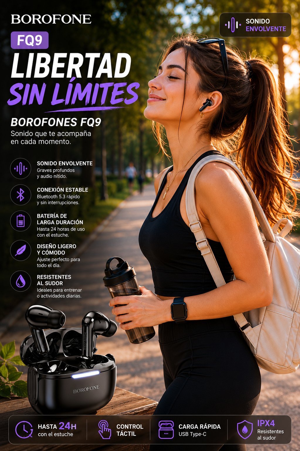 Audífono Bluetooth