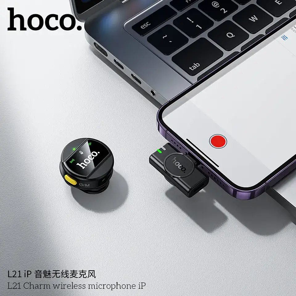 Micrófono Inalámbrico HOCO L21 Lightning para iPhone 4