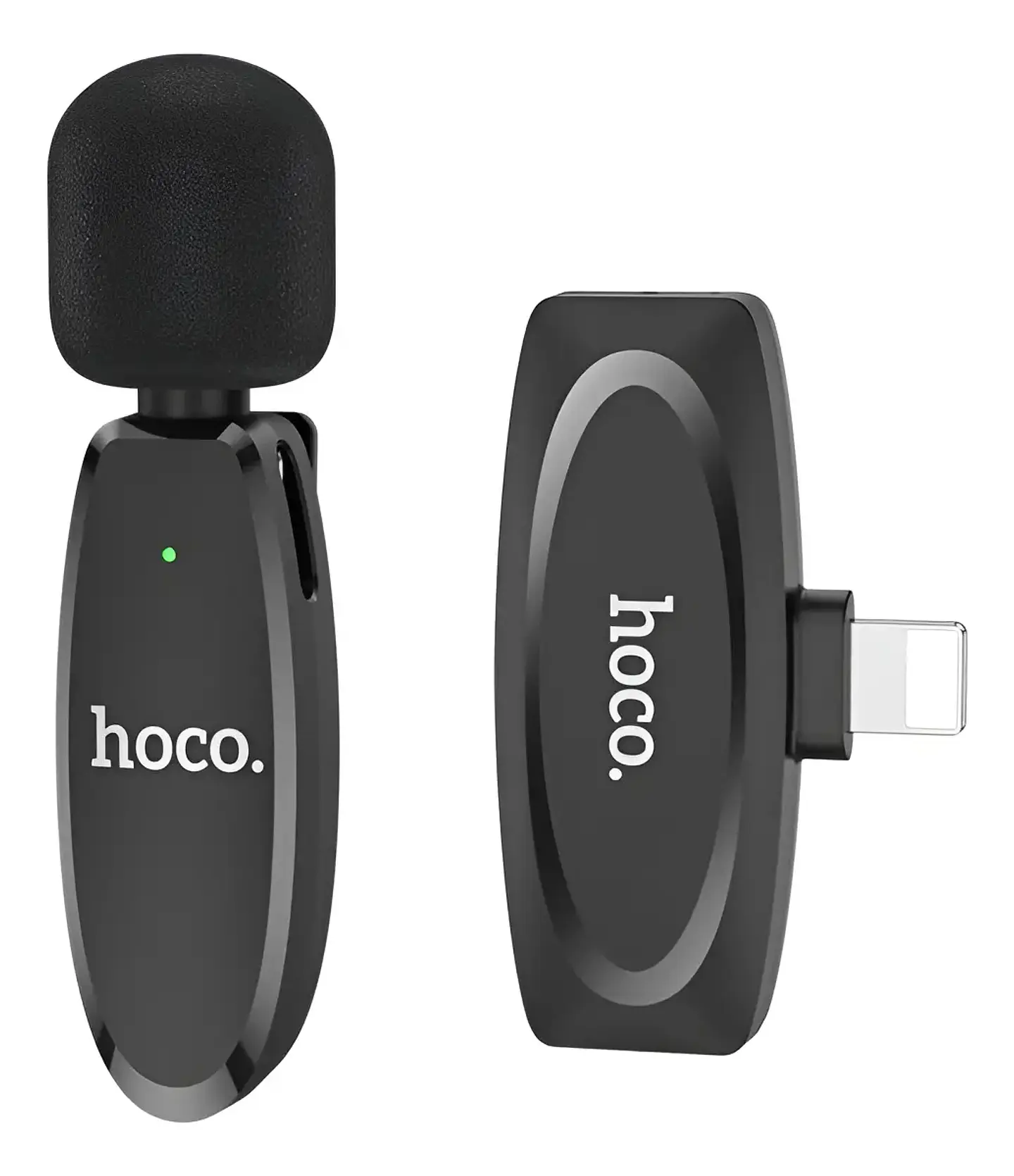 Micrófono Inalámbrico Lihtning Hoco L15 Color Negro Iphone 2