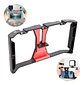 Estabilizador Video Rig para Smartphone Universal con Doble Agarre Negro - Miniatura 1