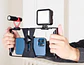 Estabilizador Video Rig para Smartphone Universal con Doble Agarre Negro - Miniatura 4