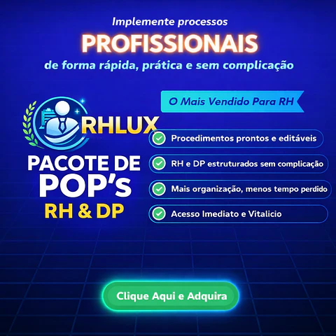 PROCEDIMENTOS PARA RECURSOS HUMANOS E DEPTO PESSOAL EDITAVEL  POPS